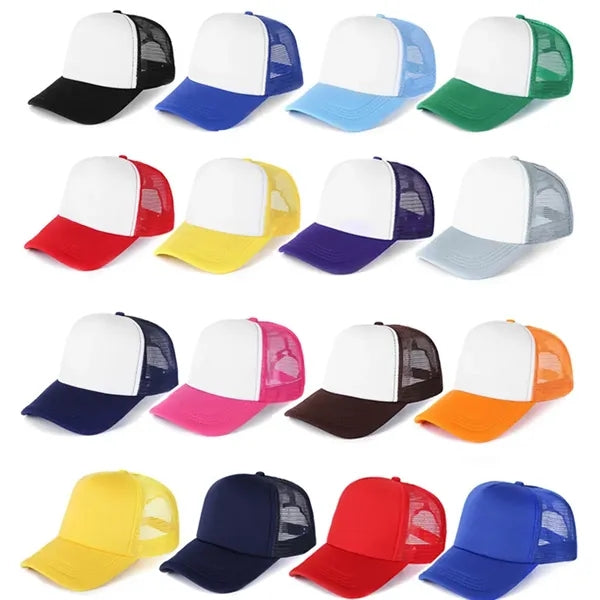 Two Tone Trucker Hat Mesh Baseball Cap