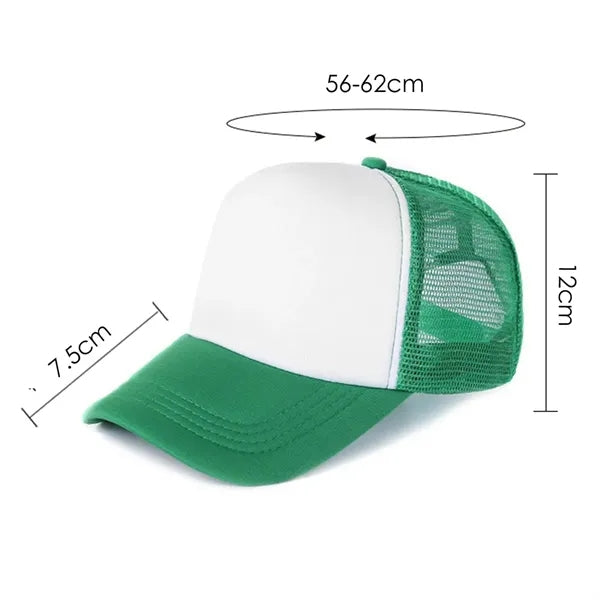 Two Tone Trucker Hat Mesh Baseball Cap