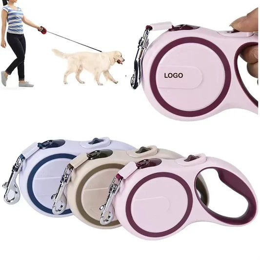 Fashion Multicolor Pet Retractable Traction Rope