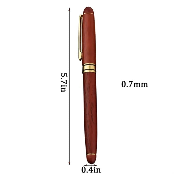 0.7Mm Pen Flower Pear Mahogany Ink Sac Calligraphy