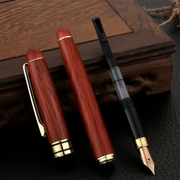 0.7Mm Pen Flower Pear Mahogany Ink Sac Calligraphy