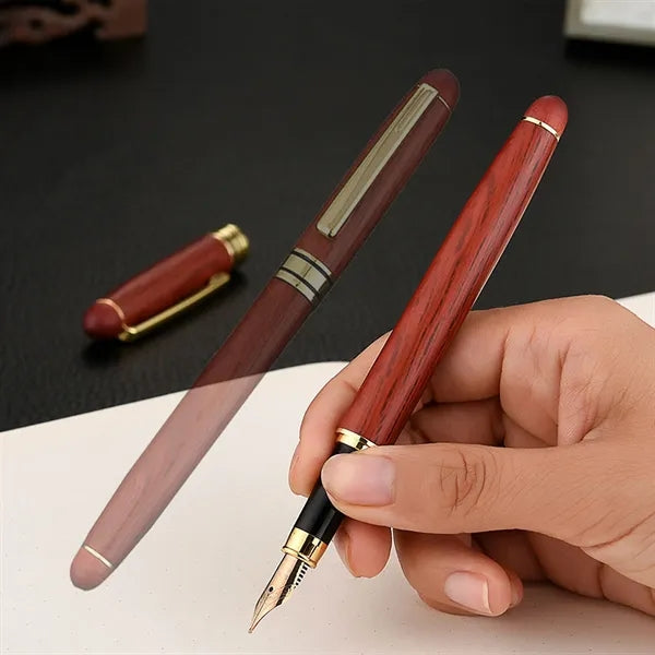 0.7Mm Pen Flower Pear Mahogany Ink Sac Calligraphy