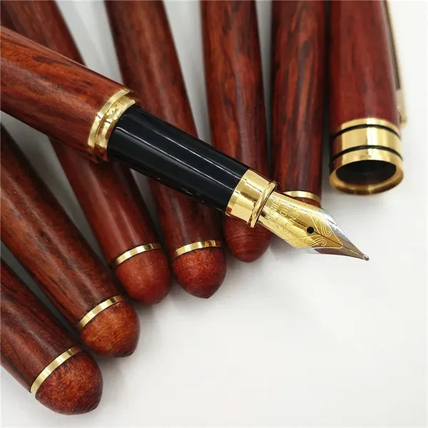 0.7Mm Pen Flower Pear Mahogany Ink Sac Calligraphy