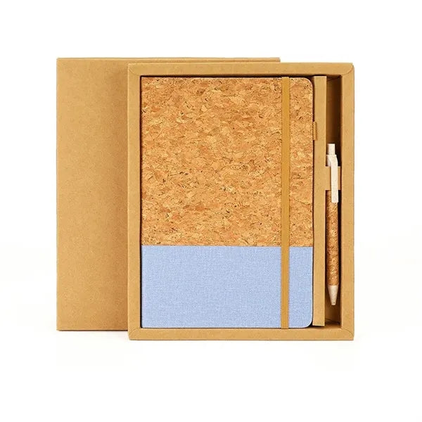 A5 Cork Fabric Notebook Set