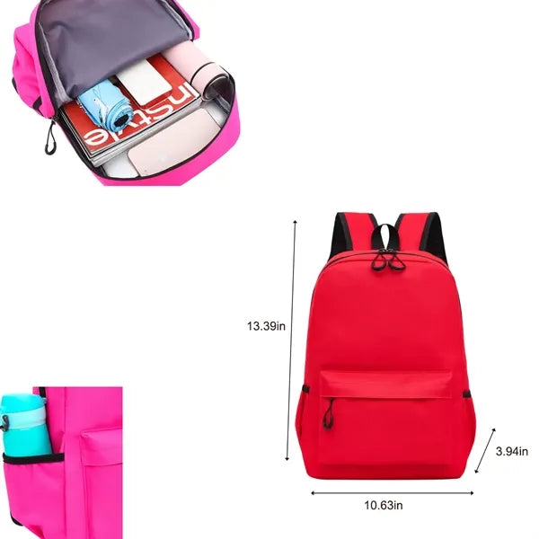 Multi-colored Student Casual Bag