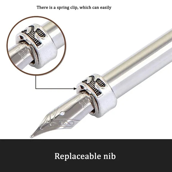 Feather Pen 0.5Mm Writing School Office Supply
