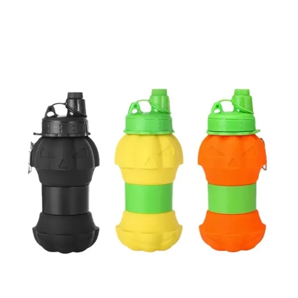 Pumpkin Silicone Folding Bottle