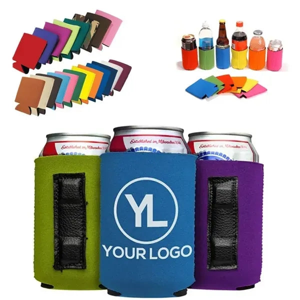 Collapsible Magnetic Can And Bottle Cooler Holder