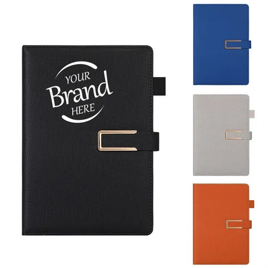 Magnetic Business Notebook with Pen Loop