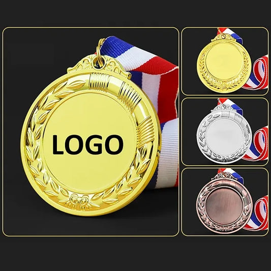 Premium Customized Blank Gold-Plated Metal Award