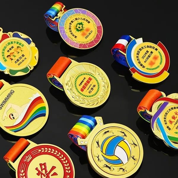 Premium Customized Blank Gold-Plated Metal Award