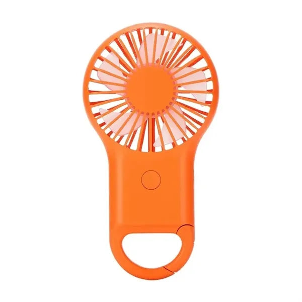 Rechargeable Handheld Fan with Carabiner