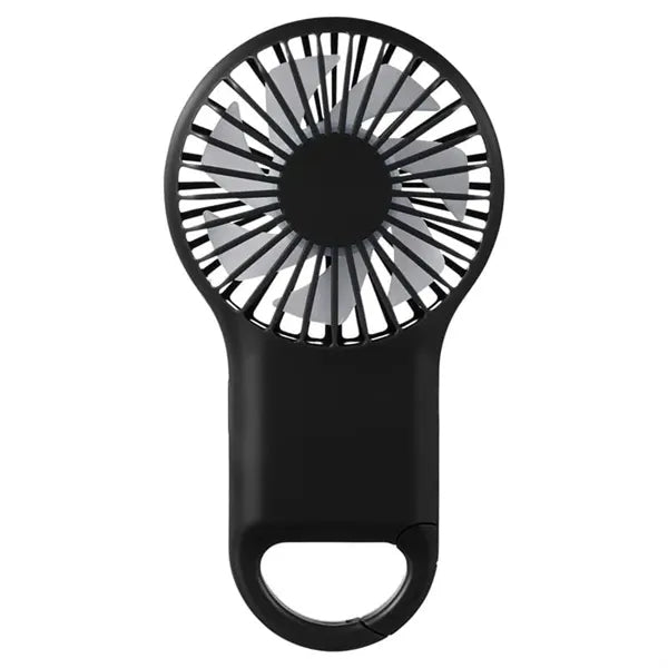 Rechargeable Handheld Fan with Carabiner