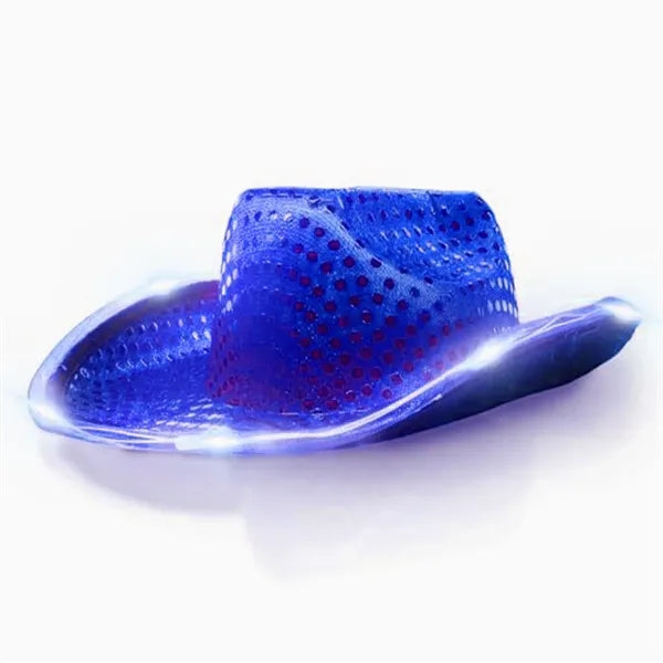 Cowboy Hat With Lights Big Brim Eva Composite Styling