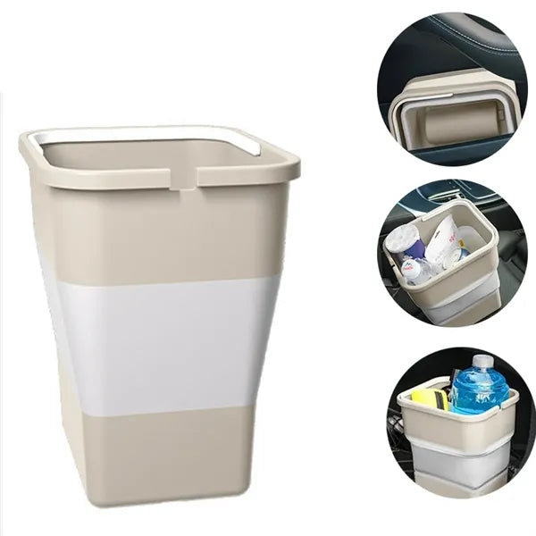 Multifunction Foldable Car Trash Can