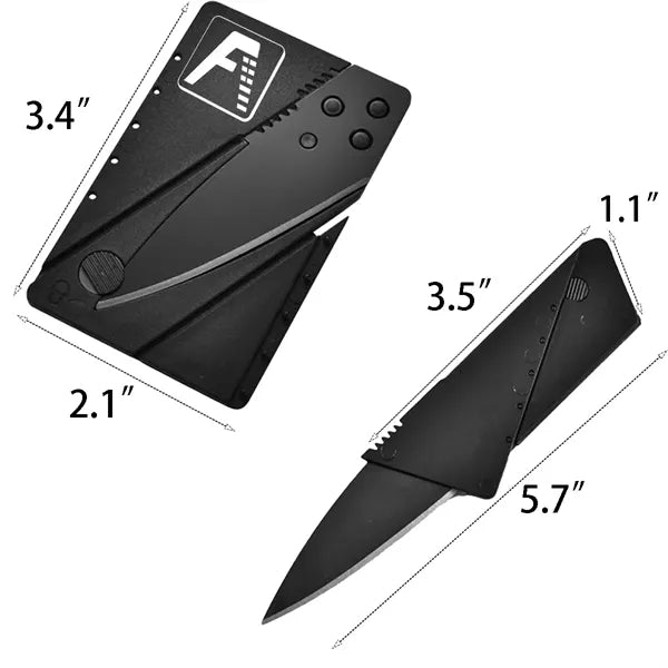 Card Shaped Folding Pocket Knife