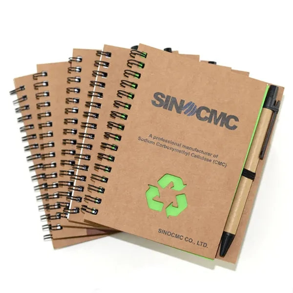 Recycled Spiral Notebook with Pen