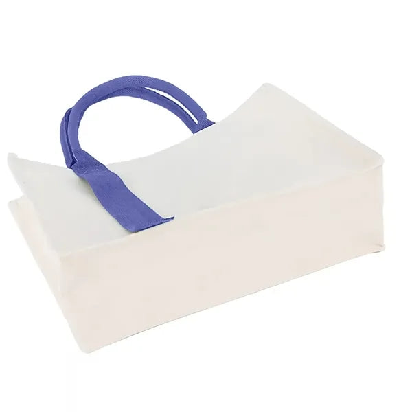 Durable Canvas Tote Bag with Decorative Streamers