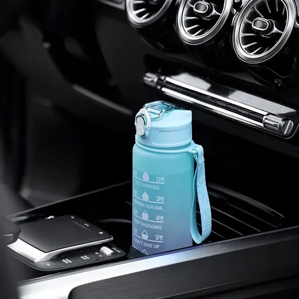25oz Large Capacity Gradient Water Bottle with Straw