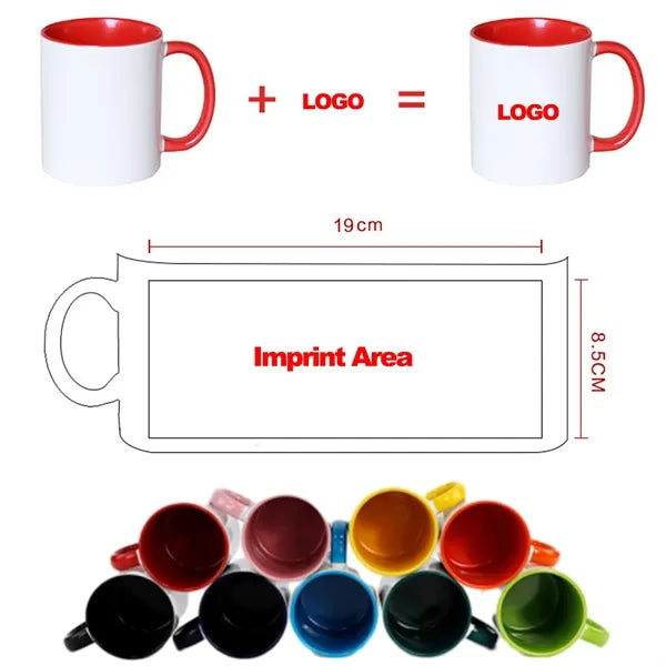 11 Oz Colour Coated Mug
