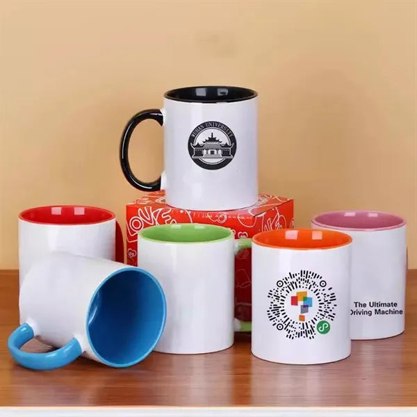 11 Oz Colour Coated Mug
