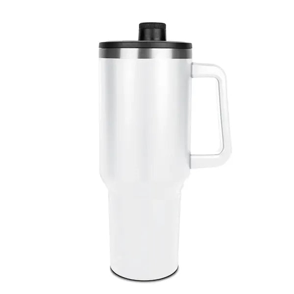Malden Double Wall Vacuum Seal Mug with Flexible Straw 40 oz