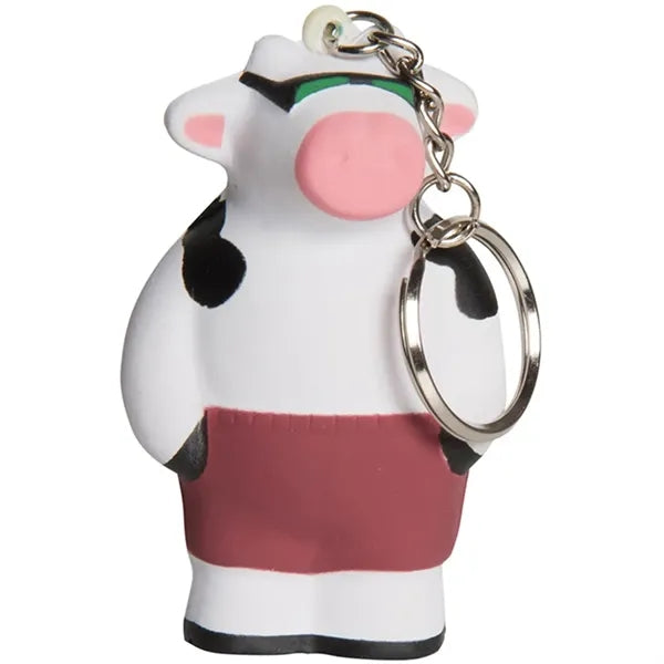 Cool Beach Cow Keyring Stress Reliever