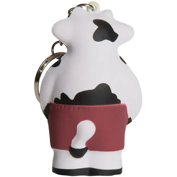 Cool Beach Cow Keyring Stress Reliever