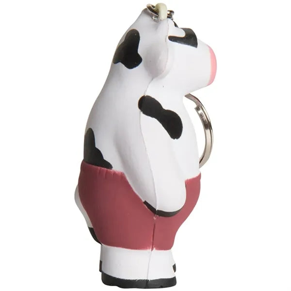 Cool Beach Cow Keyring Stress Reliever