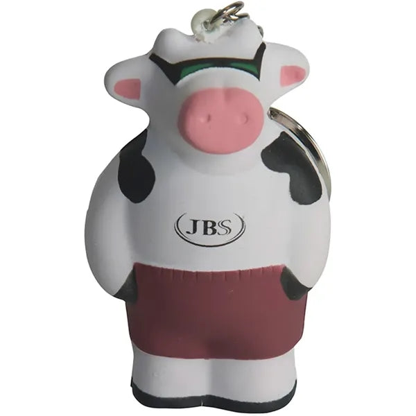 Cool Beach Cow Keyring Stress Reliever