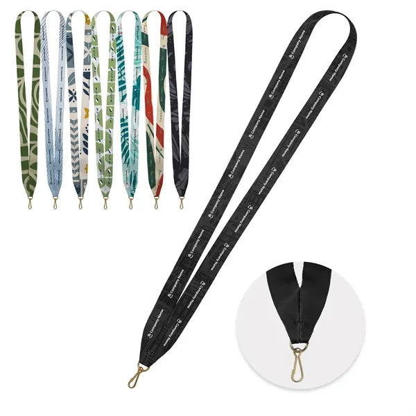 3/4" Full Color Sublimated Ribbon Lanyard for Awards & Medal