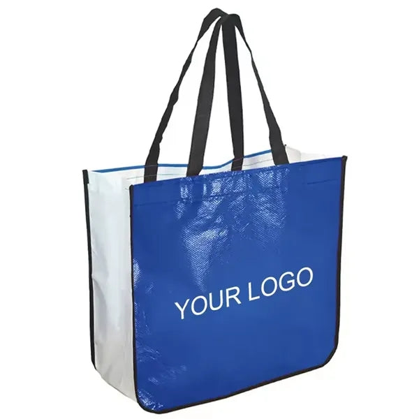 Extra Large Laminated Shopping Tote Bag
