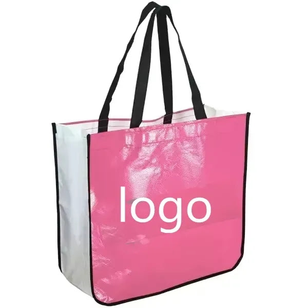 Extra Large Laminated Shopping Tote Bag