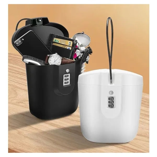 Portable Waterproof Lockbox With Three-Digit Combination