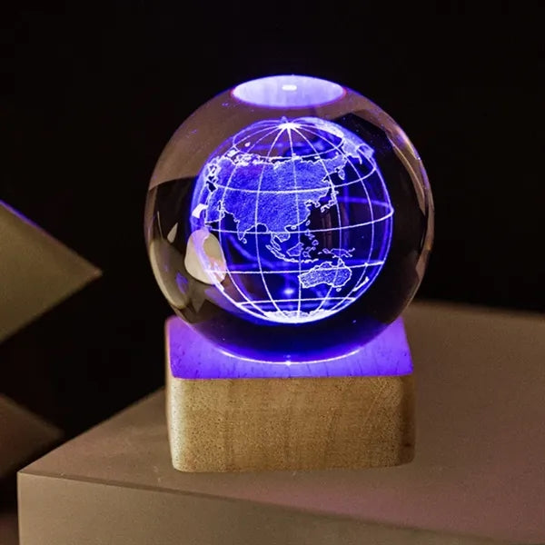 3D Luminous Crystal Ball