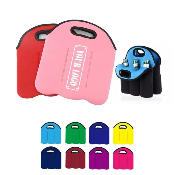 6 Pack Bottle Can Carrier Tote