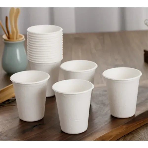 9 oz Eco Friendly Paper Cup White Digital