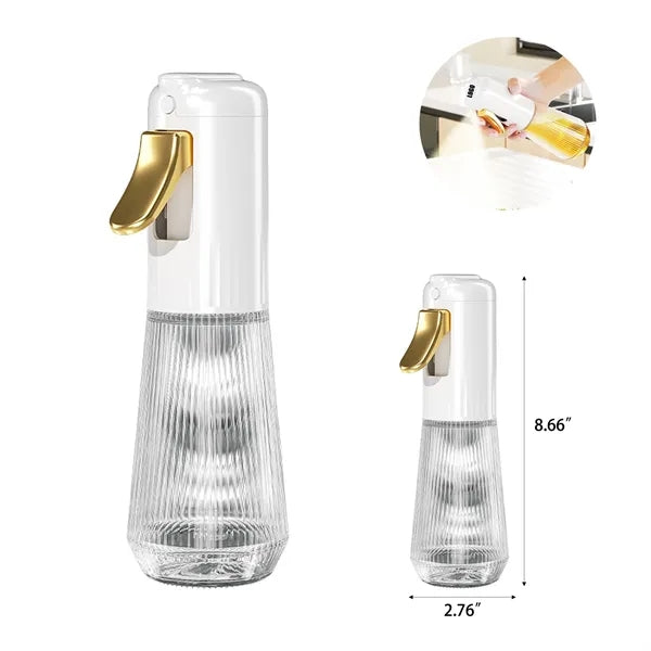 Home Kitchen High-value Glass Push-On Oil Spray Bottle