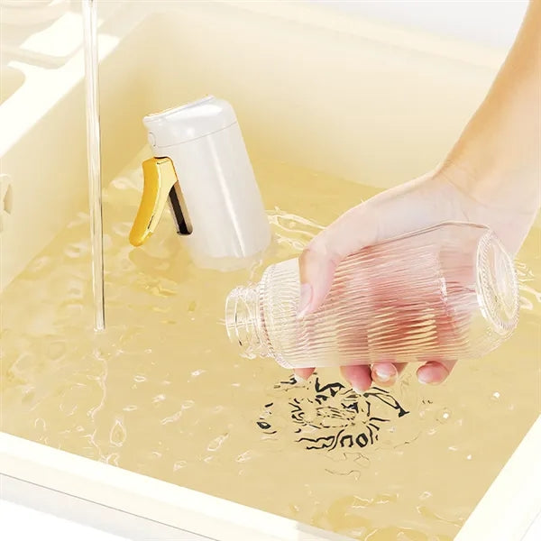 Home Kitchen High-value Glass Push-On Oil Spray Bottle