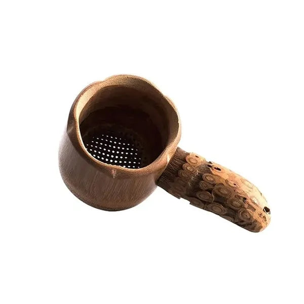 Bamboo Tea Strainer Handmade Fine Mesh Filter Infuser