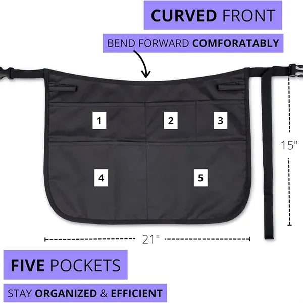 Waterproof Hair Stylist Apron Waist Bag for Salons