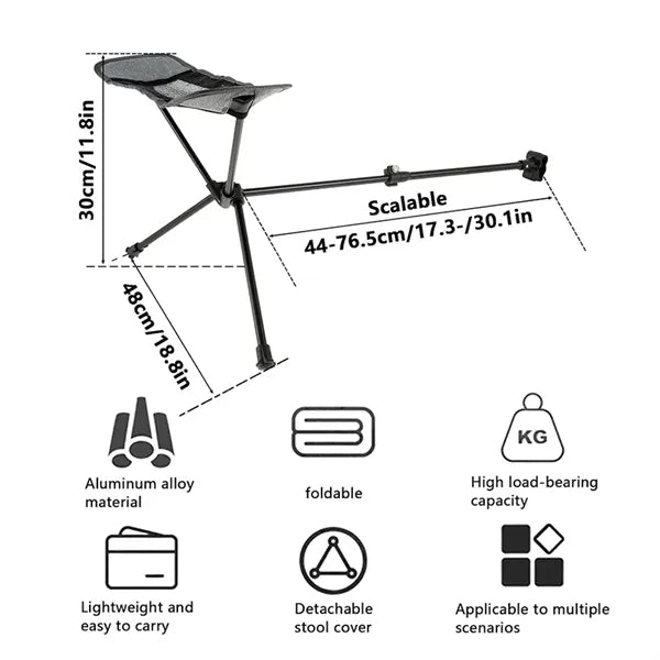 Camping Chair Foot Rest Foldable Hammock Footrest