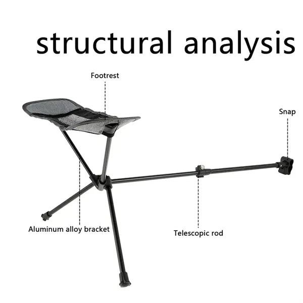 Camping Chair Foot Rest Foldable Hammock Footrest