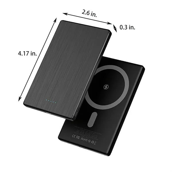 Ultra-Slim 5000mAh Magnetic Wireless Power Bank