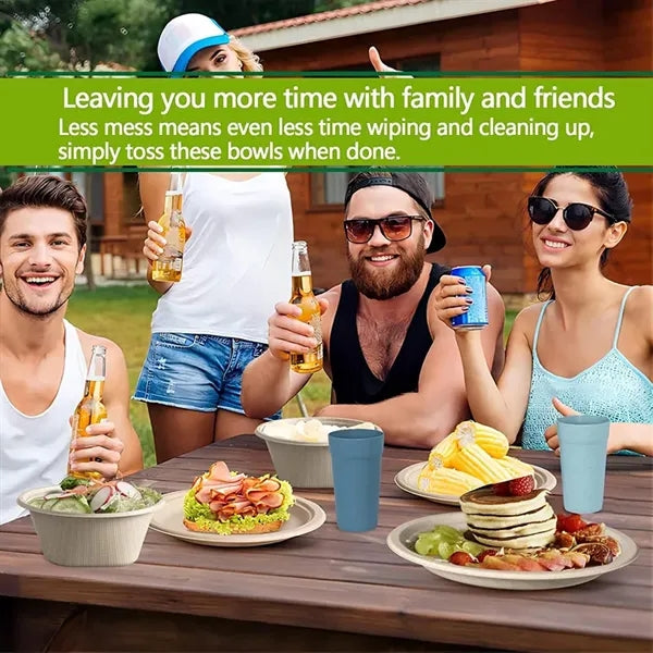 32 Oz Disposable Bowls Paper Eco-friendly