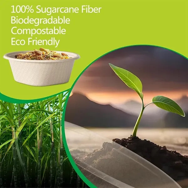 32 Oz Disposable Bowls Paper Eco-friendly