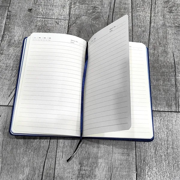 Executive PU Leather Journal Phone Holder A5 Lined Notebook