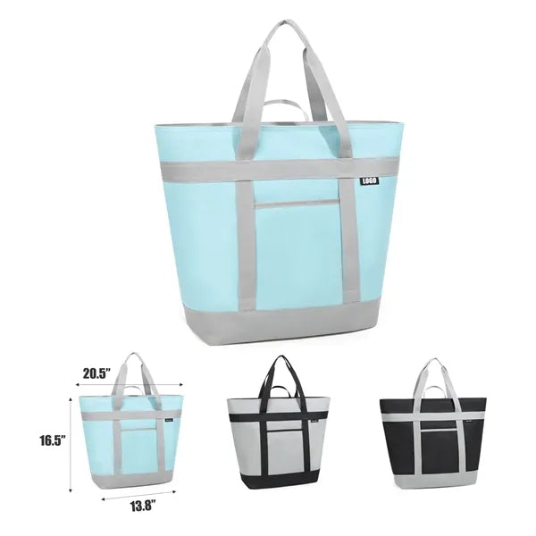 Large-Capacity Picnic Cooler Bag, Insulated Bag .