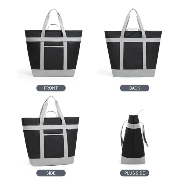 Large-Capacity Picnic Cooler Bag, Insulated Bag .