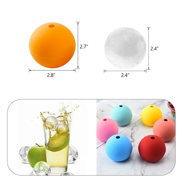 Quick-Frozen Easy Release Hole Silicone Hockey Ball Model